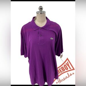 Lacoste Men's Polo Shirt in Rich Purple